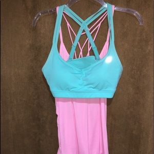 Lorna Jane tank top & sports bra set